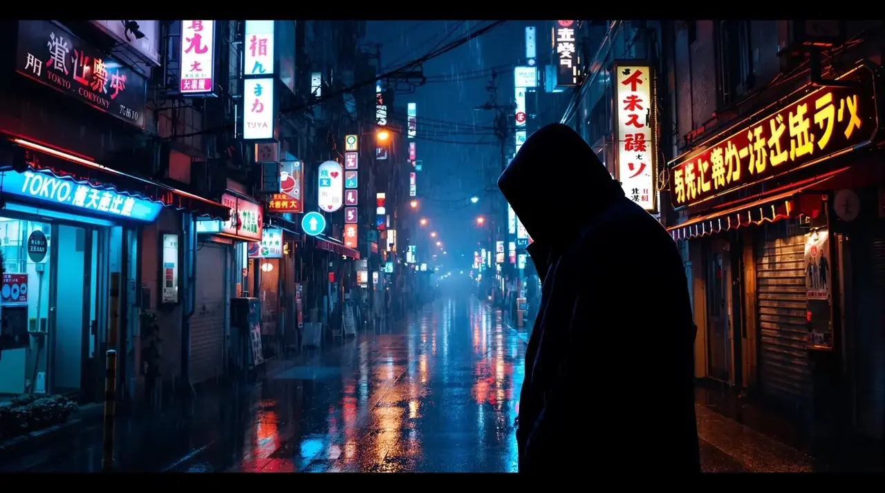 东京雨夜列车剧照，日本剧情、爱情影片